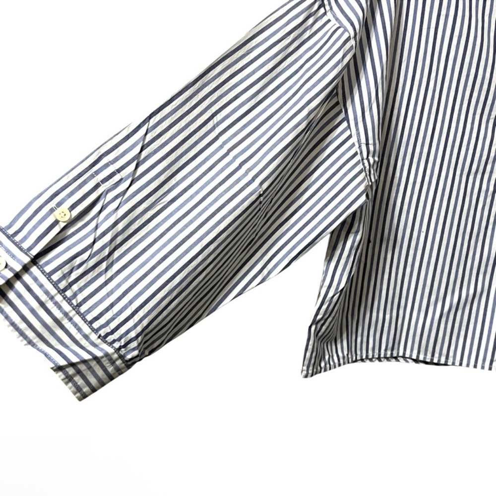 Everlane Boxy Striped Button Front Shirt Size XXS New - Picture 6 of 11